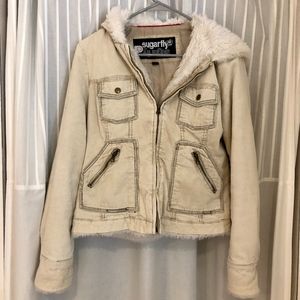 Sugarfly Corduroy Hooded Jacket